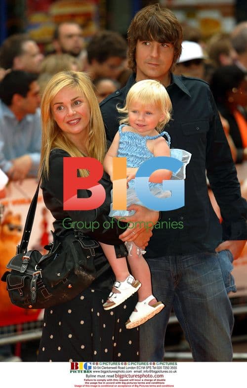 Gail Porter and Dan Hipgrave at "Garfield" Premiere