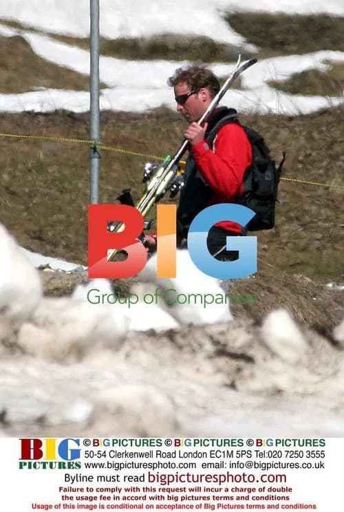 Prince William and Prince Harry Ski in Klosters