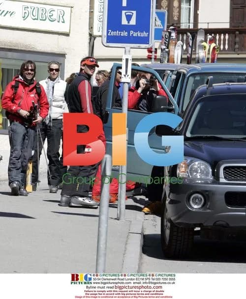 Prince William Skiing with Friends in Klosters