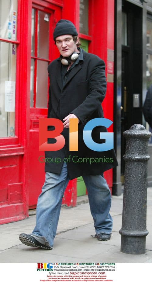 Quentin Tarantino Enjoys Walk in London