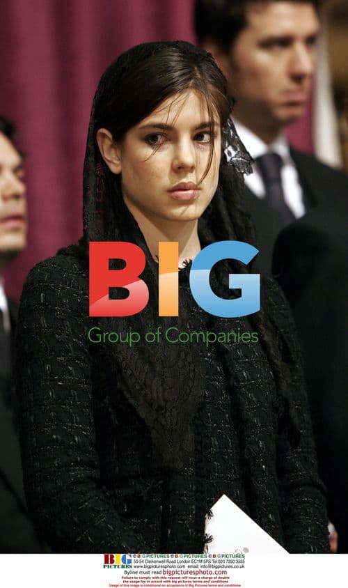 Princess Charlotte Grimaldi at Prince Rainier III's Funeral