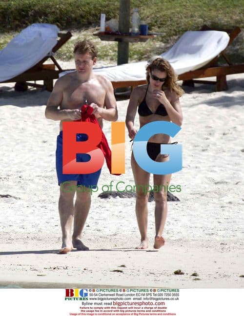 Gordan Ramsay and wife at Indian Ocean resort