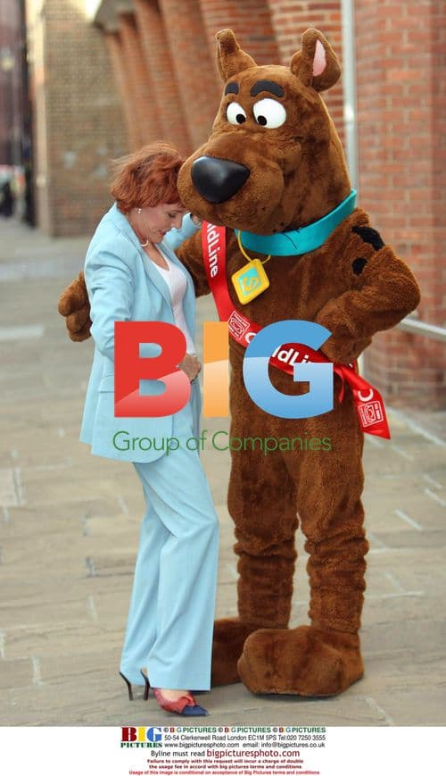 Esther Rantzen and Scooby Doo Charity Donation