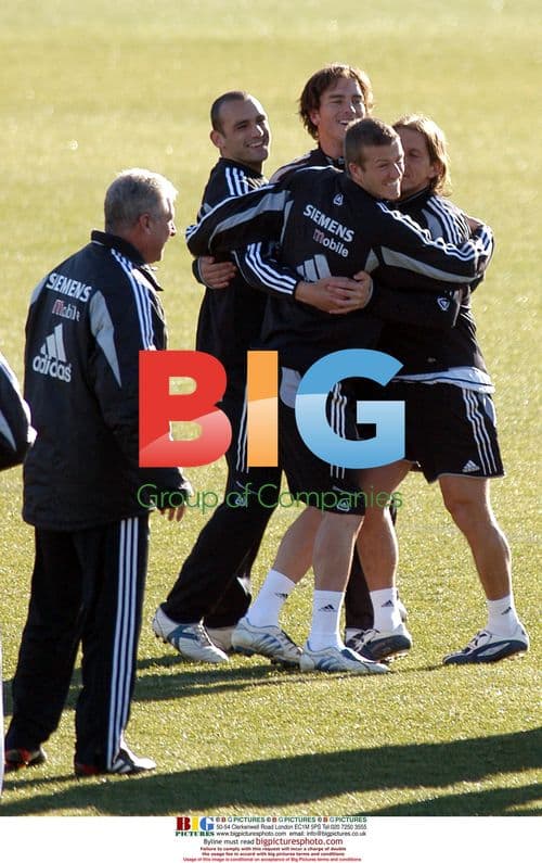Real Madrid Train in Madrid