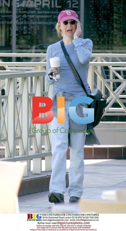 Blonde Rene Zellweger's Busy Day in West Hollywood