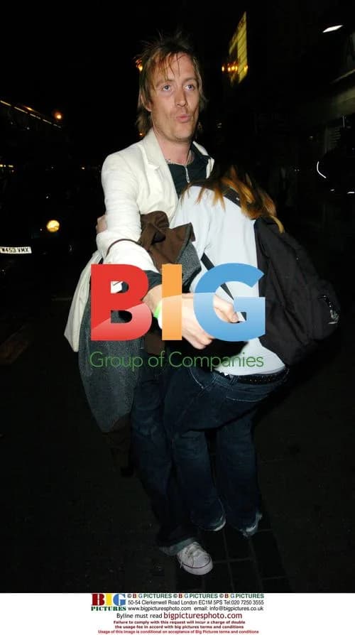Rhys Ifans at Oasis gig in London