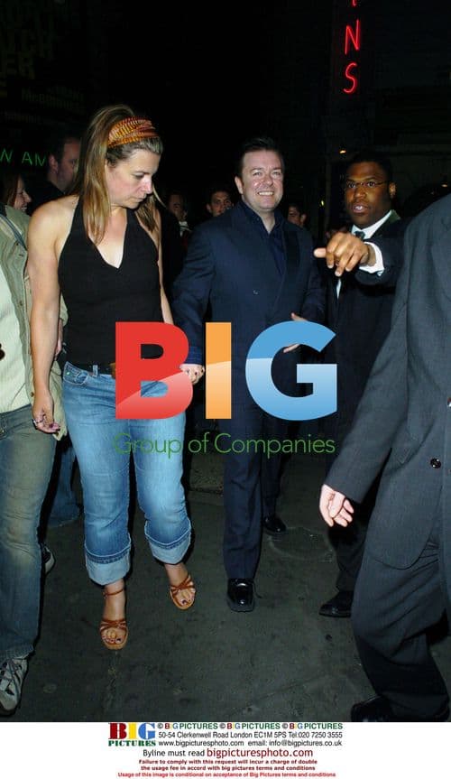 Ricky Gervais at Jonathan Ross Party