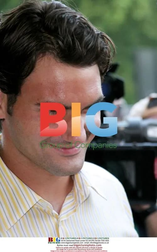 Roger Federer at Wimbledon Players Party