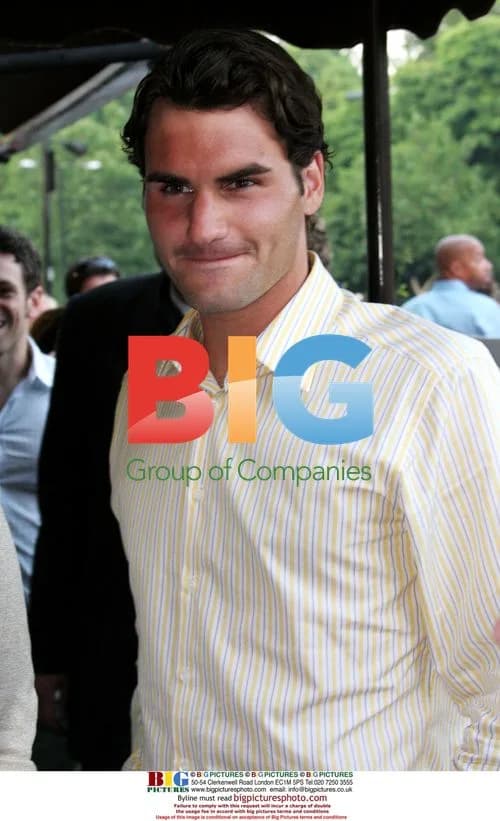 Roger Federer at Wimbledon Players Party