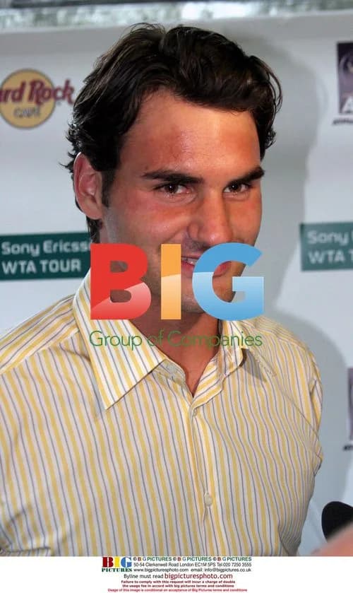 Roger Federer at Wimbledon Players Party