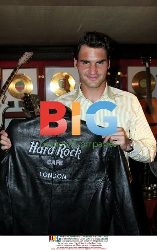 Roger Federer at Wimbledon Players Party