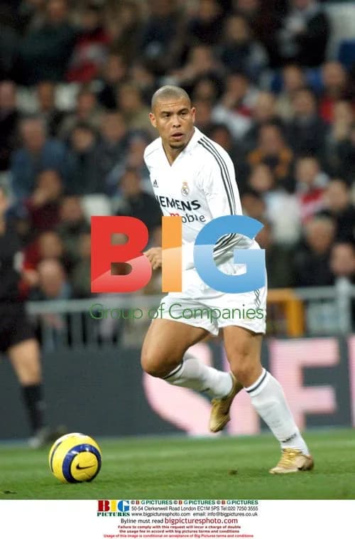 Real Madrid FC stars during 3-1 victory
