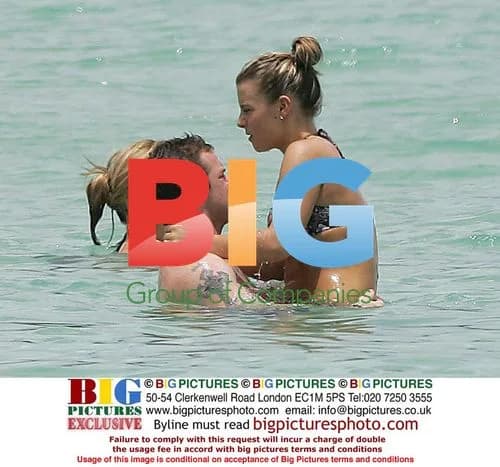 Wayne Rooney and Coleen on Caribbean Vacation