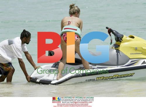 Wayne Rooney and Coleen in the Caribbean