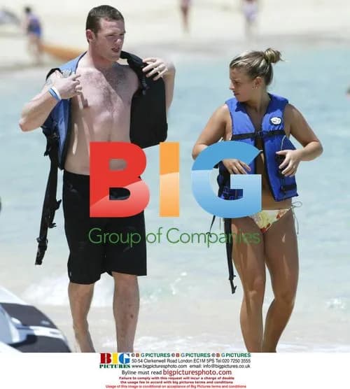 Wayne Rooney and Coleen McLoughlin holiday in Barbados