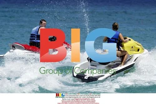 Wayne Rooney and Coleen McLoughlin on Barbados beach