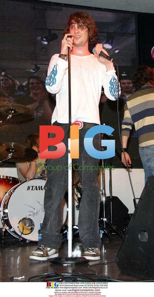 Teen band Rooster performing on stage