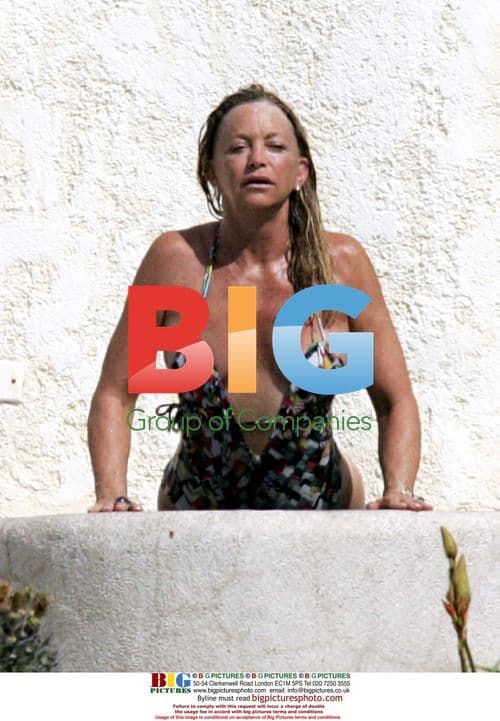 Goldie Hawn and Kurt Russell on Getaway