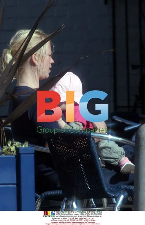 DJ Sara Cox with daughter Lola Anne in Primrose Hill