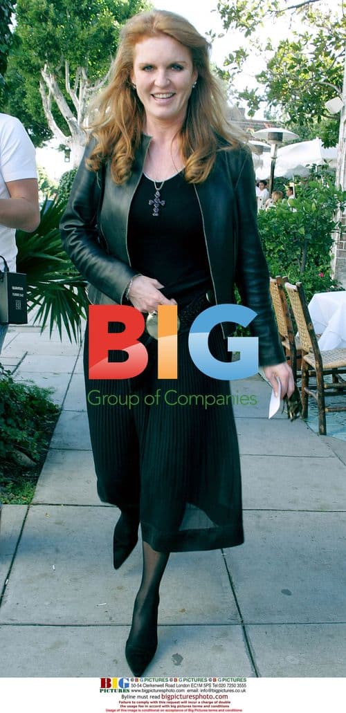 The Duchess of York out for lunch in West Hollywood