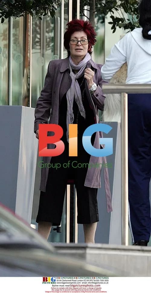 Sharon Osbourne arrives at Lowry hotel for X Factor
