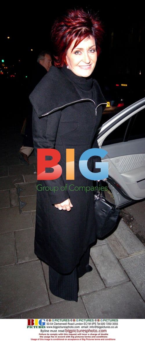 Sharon Osbourne and friend at Cipriani in London