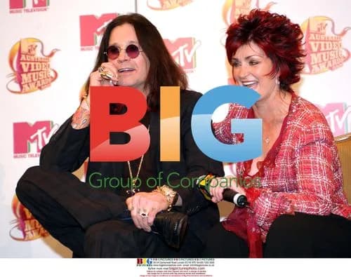 The Osbournes at 2005 MTV VMA Press Conference