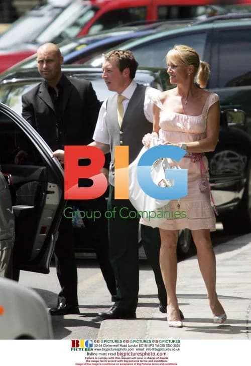 Nicollette Sheridan and fiance in London