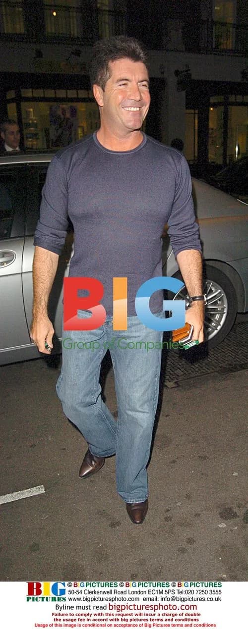 Simon Cowell and Jacqui St Clair have dinner