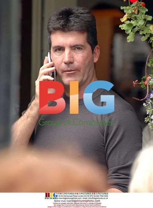 Simon Cowell at The Ivy, Beverly Hills