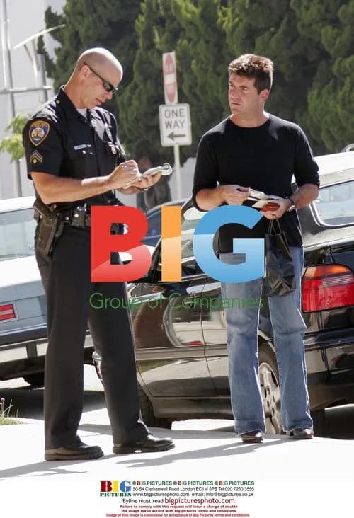 Simon Cowell Receives Parking Ticket in Beverly Hills
