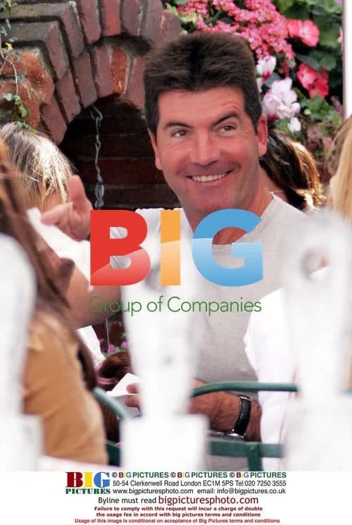 Simon Cowell Having Lunch at The Ivy