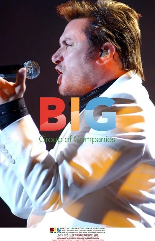 Simon Le Bon of Duran Duran Performing in Amsterdam