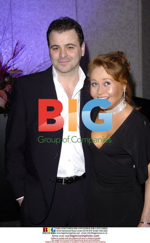 Sonia Evans and partner at TV event