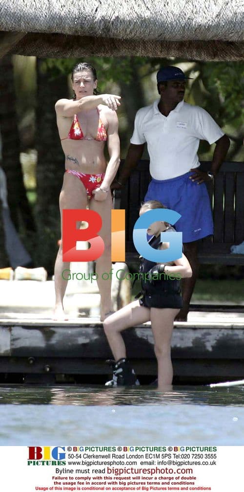 Princess Stephanie of Monaco Water Skiing