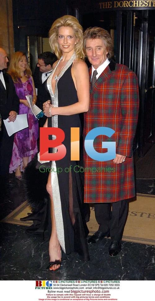 Penny Lancaster and Rod Stewart Host RNIB Gala Dinner