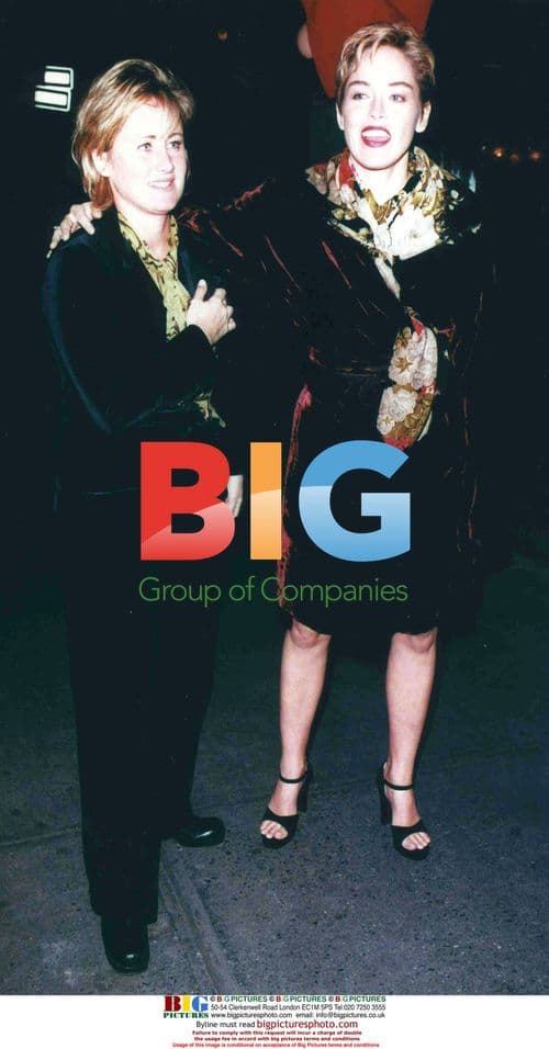 Sharon Stone with sister Kelly