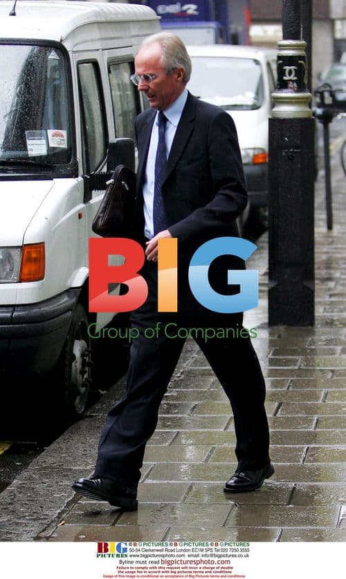 England manager Sven-Goran Eriksson