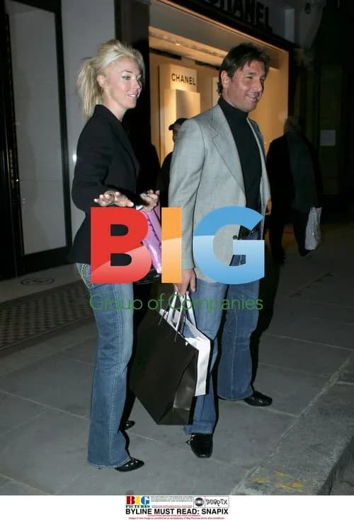 Tamara Beckwith and partner out in London