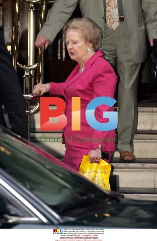 Margaret Thatcher Leaving Ritz Hotel