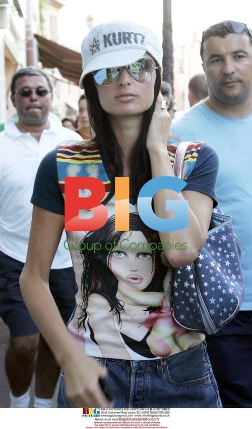 Paris Hilton Goes Shopping in Saint Tropez