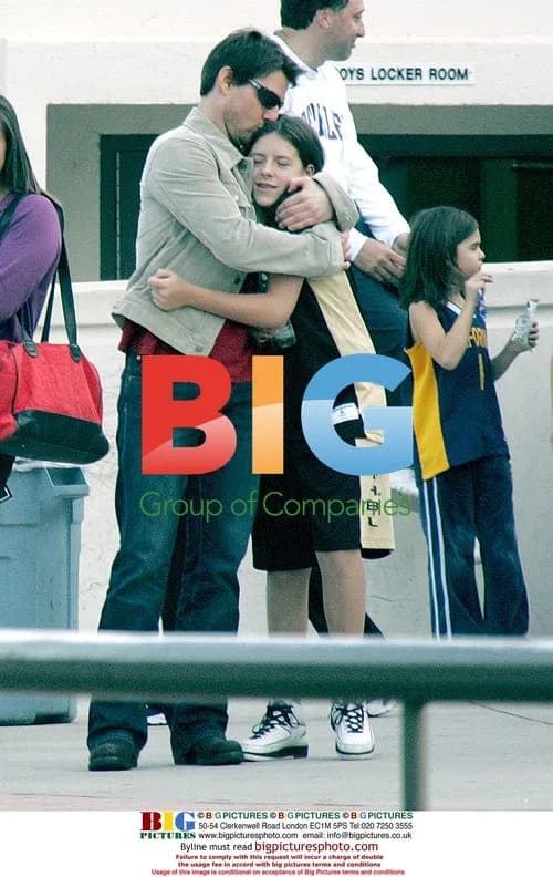Tom Cruise with children in Beverly Hills