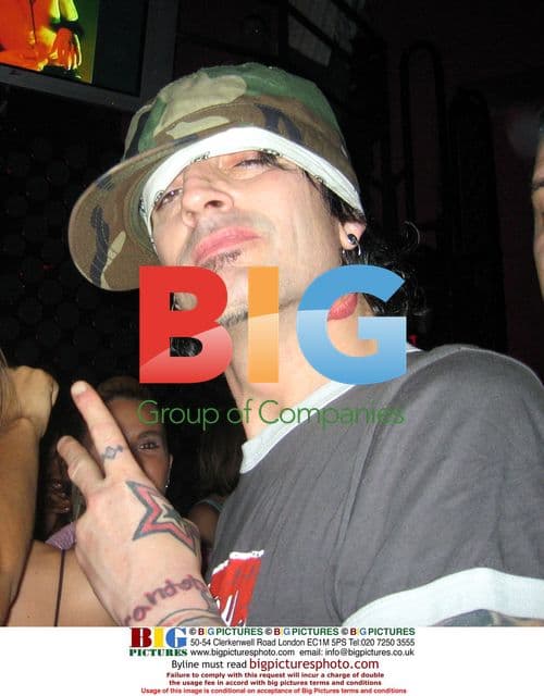 Tommy Lee Pictured at Rok Bar in Miami