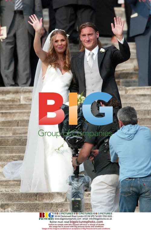 Wedding of Francesco Totti and Ilary Blasi