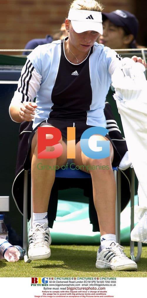 Tennis player Vera Zvonareva at Eastbourne Championships