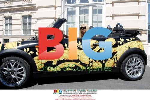 Donatella VERSACE presents Versace Mini Cooper Cabrio