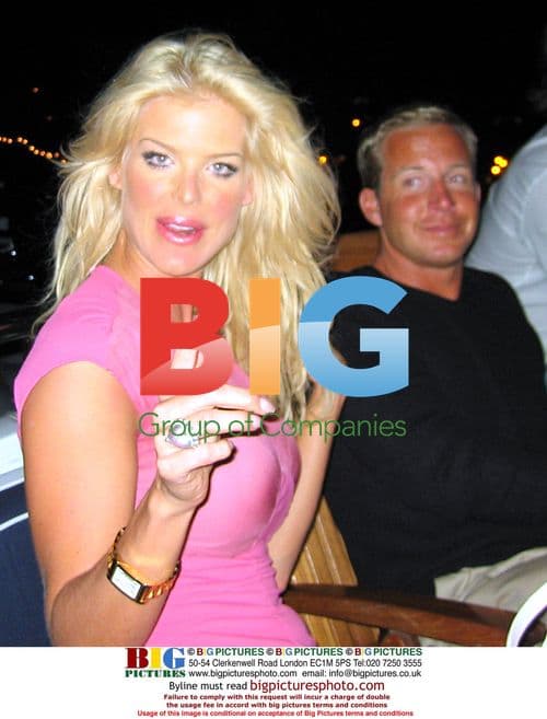 Victoria Silvstedt Partying on Yacht in St. Barth