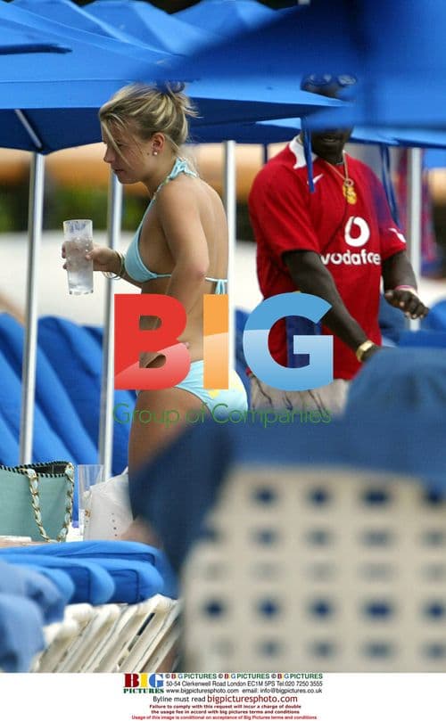Wayne Rooney and Coleen McLoughlin on Caribbean Beach