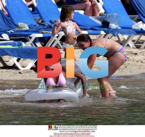 Whitney Houston on Holiday in Barbados