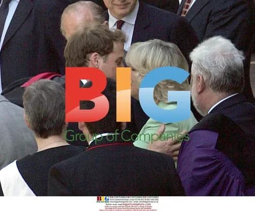 Prince William and Camilla at St Andrews